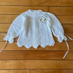 Vintage Knit Baby Sweater